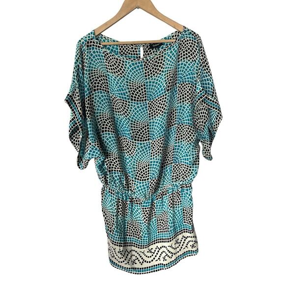 Tolani Mosaic Pattern Silk Swim Cover XS - Picture 1 of 7